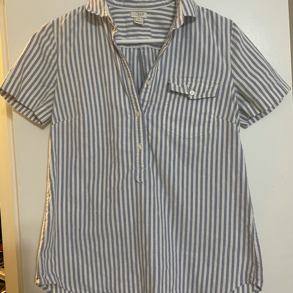 J. Crew Striped Blouse - Picture 2 of 4